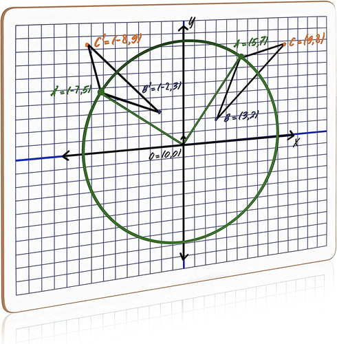 2 Pack Dry Erase XY Axis Lap Board 9”X12” | Interactive Learning Coordinate Grid Whiteboard (Double Sided)...