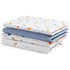 Delta Children 100% Cotton Flannel Baby Receiving Blankets for Girls and Boys – 30x30 Inches (Pack of 4), Space Exploration...