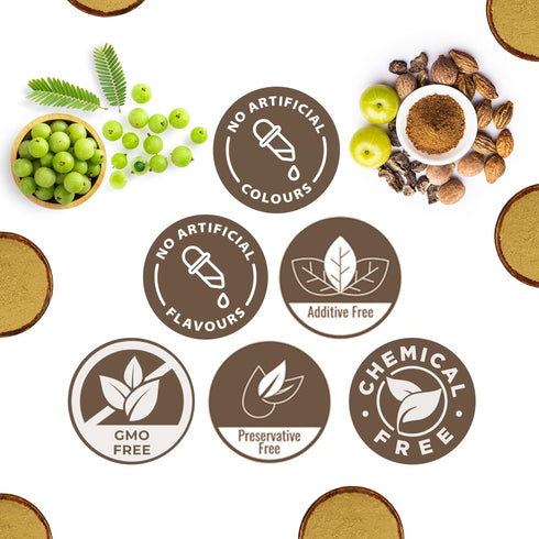 CARMEL ORGANICS Triphala Powder (8 Ounces) for Digestive Support | No Added Preservatives | Equal Blend of Harad, Baheda & Amla Fruits...