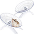 2 Pieces Hamster Wheel Hamster Flying Saucer Fitness Hamster Toys Silent Exercise Wheel Running Wheel for Hamsters Gerbils Mice Hedgehog Guinea Pi...