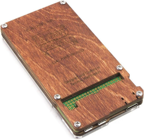 Zebra Zero Plus for Raspberry Pi Zero & Zero Wireless - Wood Includes Breadboard...
