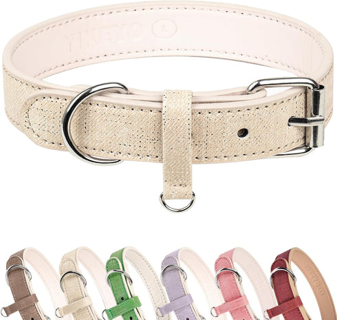 Dog Collar for Small Dog Girl Boy, Dog Collar for Medium Large Dogs, Puppy Collars Chihuahua Collar Adjustable Pet Cat Collar Pink Collar para Per...
