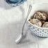 Dessert Spoons, Square Head Spoons, 18/10 Stainless Steel Spoon Set of 4,Ice Cream Spoons, Stirring Spoon for Tea, Dessert, Sugar...
