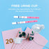 Pregnancy Tests with Cup, HEAL-CHECK Bulk Pregnancy Test Strips for Home Detection, Over 99% Accuracy, Individually Wrapped, Extra-Wide 5mm HCG Te...