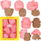 Crethinkaty 6pcs Chinese New Year Cookie Cutters 3D Chinese Style Biscuit Mold Fondant Molds Chinese New Year Must Haves Bakeware Tool...
