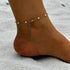 Starfish Anklets for Women Boho Beaded Starfish Anklets Waterproof Anklet Stretch Ankle Bracelets Boho Jewelry Beach Gifts for Women...