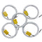 TWTADE 5pcs 3M K Type Mini-Connector Thermocouple Temperature Probe Sensor Measure Range -50~350°C...