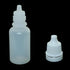 Eye Liquid Dropper 50PCS 10ml White Empty Plastic Squeezable Dropper Bottles with Caps...
