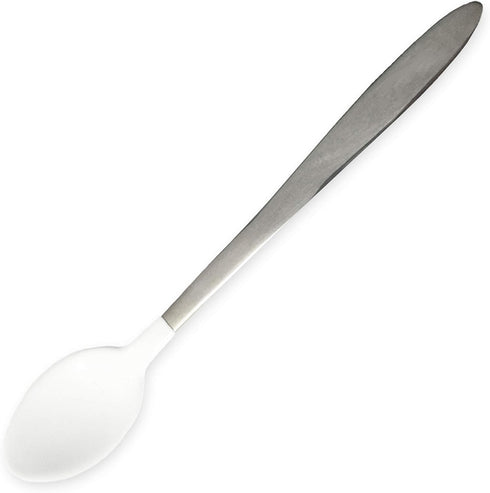 Rehabilitation Advantage Long Teaspoon with Plastisol Coating, White...