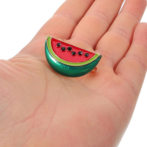 VALICLUD 10pcs Stylish Watermelon Pin Retro Watermelon Jewelry Alloy Watermelon Pin Brooch Fashion Watermelon Shaped Brooch...
