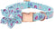 Dog Collar with Flower, Summer Fruit Adjustable Dog Flower Bow Collar Female Girl Pet Collar Cute Flowers Duarble Dog Collars for Medium Dog...