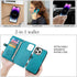 MInCYB for iPhone 13 Wallet Case with Card Holder (12 Card Slots) - PU Leather Case for Women & Men, Wireless Charging, Detachable Magnetic, Cross...