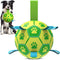 Dog Toys Soccer Ball - Durable Dog Balls with Strap for Medium Small Dogs, Puppy Birthday Gifts, Dog Tug Toy for Tug of War (8 Inch)...