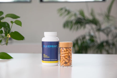Blueprint Bryan Johnson NAC Supplement - Promotes Stress Relief, Immune System Function, Respiratory Health - includes N-Acetyl-L-Cysteine, Ginger...