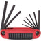 EKLIND 25911 Ergo-Fold Fold-up Hex Key allen wrench - 9pc set SAE Inch Sizes 5/64-1/4...