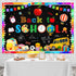 Mocsicka Back to School Backdrop Bulletin Board Back to School Background Teachers and Students Welcome Party Classroom Decor Photo Booth Props (7...