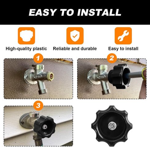 630-7965 Wall Hydrant Handle Kit for Prier,Compatible with Prier Mansfield 300 400 500 Outdoor Faucet Handle Replacement Outdoor faucet repair kit...