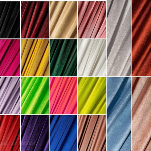 4 Way Stretch Silky Spandex Satin Fabric by The Yard - 60" Wide Shiny Satin Spandex Fabric for Dresses, Active Wear, Yoga Pants, Table Cloth - Thi...