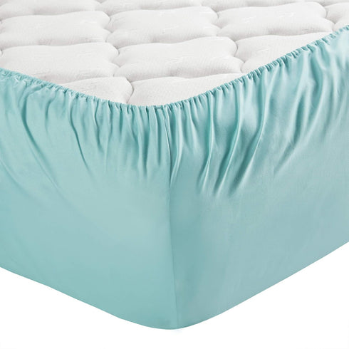 Comfort Spaces Microfiber Bed Fitted Sheet 14" Deep Pocket, Wrinkle Resistant, All Around Elastic - Year-Round Cozy Bedding, Fitted Sheet ONLY, Tw...