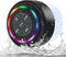 Bluetooth Shower Speaker, Portable Bluetooth Wireless Waterproof Speaker for Pool, Floating IP67 LED Light Bathroom Speaker with Suction Cup, Buil...