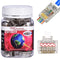 PETECHTOOL RJ45 23AWG Cat6a Cat6 Connector Gold Plated 8P8C Pass Through Shield Plug (50pieces)...