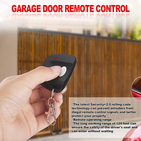 Kingdder 3 Pieces Garage Door Remote Compatible for Multicode 300mhz 10 Dip Switch 3089 3060 3070 Gate Opener Remote Multicode Gate Opener with Ke...