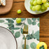 Artoid Mode Eucalyptus Leaves Summer Placemats for Dining Table, 12 x 18 Inch Spring Seasonal Holiday Rustic Vintage Washable Table Mats Set of 4 ...