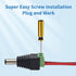 20 Pieces DC 12V 5A Male Plug Connector 5.5mm X 2.1mm? DC Power Adapter Connector for LED Light Strip and CCTV Camera...