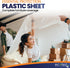 6 Pack 12 x 9 ft Extra Large Painter’s Plastic Drop Cloth Painting Sheet-Light & Durable Dust Cover-Clear Plastic Sheet-Plastic Sheeting-Plastic C...