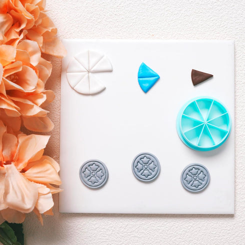 TAINSKY Color Recipe Wheel Polymer Clay Cutter Tool, Clay Cutters for Polymer Clay Jewelry, Polymer Clay Recipe Cutter Guide, Clay Earring Cutters...