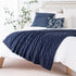 Battilo Navy Cable Knit Throw Blankets for Couch, Super Soft Warm Cozy Decorative Knitted Throw Blanket for Bed, Sofa, Chair 50"x60"...
