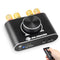 X15H Audio Amplifier 2.0 Channel 20W+20W Bluetooth Power Amp with Remote Control Function,Supports Bluetooth/USB/AUX Input, with 12V/5A DC Power S...
