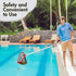 Pool Net, Pool Skimmer Net with Reinforced Frame, Large Capacity Pool Cleaning Net, Fine Mesh Pool Nets for Cleaning Leaves Pond Spa Inground Swim...