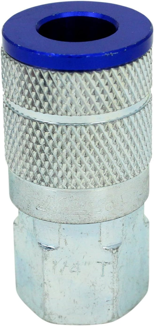 Milton ColorFit Coupler & Plug Kit (5 Piece), T-Style 1/4 NPT Blue, S-307TKIT...