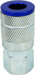 Milton ColorFit Coupler & Plug Kit (5 Piece), T-Style 1/4 NPT Blue, S-307TKIT...