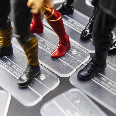Star Was Black Series 6 inch Action Figure Stand, 1/12 Scale Original Support Display Feet Stands with Peg, Figures Toy Organizer Bases Holder Acc...