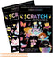 Magical Scratch Art Book for Kids,Unicorns & Princesses,2 Pack Rainbow Magic Scratch Off Paper Set for Kids Arts Crafts,3-12 Year Old Kid Boy Girl...