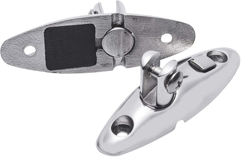 Boat Bimini Top Swivel Hinge,316 Stainless Steel Deck Side Mount Quick Release Hinge,Marine Hardware Accessories,Include Screws, pack of 2...