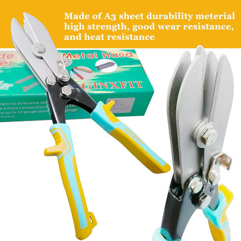 5 Blade Sheet Metal Hand Crimper for Venting Work/Ductwork/HVAC Downspout Stove Pipe, Crimping 20ga Steel and 28ga Stainless Steel...