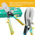 5 Blade Sheet Metal Hand Crimper for Venting Work/Ductwork/HVAC Downspout Stove Pipe, Crimping 20ga Steel and 28ga Stainless Steel...