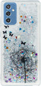 Case for Samsung Galaxy A54 5G, Galaxy A54 5G Case Cute Pink Glitter Luxury Sparkle Liquid for Girls Women Quicksand Clear TPU Protective Phone Ca...