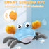 Crawling Crab Baby Toy,Tummy Time Toys Equipped with LED Lights and Music,Early Learning Educational Toys,Birthday Toy for Infant Toddler Boy Girl...