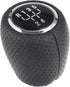 5 Speed Manual Gear Shift Knob - Car Gearbox Stick Shifter Lever Knob - for Chevrolet Cruze 2008-2012 Plastic Faux Leather Black Silver Tone - 1 P...