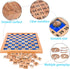 Wooden Toys Hundred Board Montessori 1-100 Consecutive Numbers Early Childhood Toys Digital Board for Kids with Storage Bag...