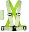 Reflective Running Vest and Armband, Safety Gear, Reflective Suspenders, High Visibility Vest, Adjustable Reflective Strap Safety Vest Elastic Bel...