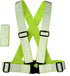 Reflective Running Vest and Armband, Safety Gear, Reflective Suspenders, High Visibility Vest, Adjustable Reflective Strap Safety Vest Elastic Bel...