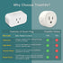 Smart Plug, TREATLIFE 2.4GHz 15 Amp Wifi Smart Outlet with Child Lock and Vacation Mode, Reliable WiFi Connection, Compatible with Alexa and Googl...