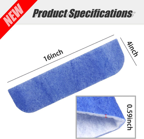 4 Pcs Domestic Rv Air Conditioner Filters RV AC Filter Achieved MERV 6 Rating Air Filter (4 * 16 * 0.59)...