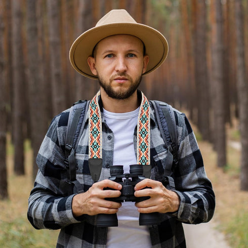 Eggsnow 2" Wide Woven Camera Straps, Binocular Strap Universal Shoulder Strap for All DSLR Cameras & Binoculars, Great Gift for Men Women Photogra...