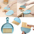Broom and Dustpan Tweezers Tongs Cleaning Brushes Groove Gap Clean Tool Set 4 Pcs Kitchen Cleaning Brushes Mini Kit Multipurpose Small Set for Hom...